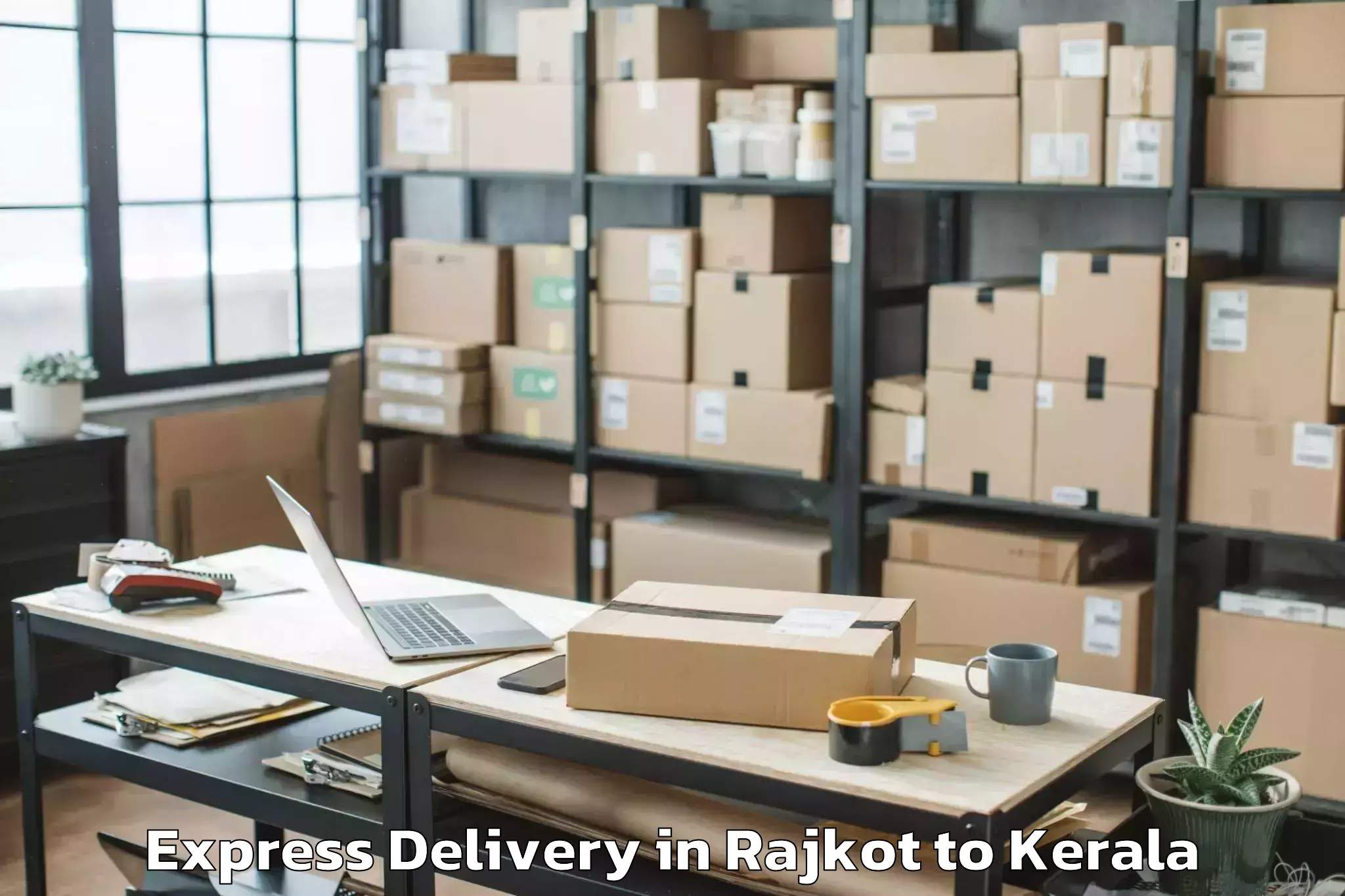 Book Your Rajkot to Attingal Express Delivery Today